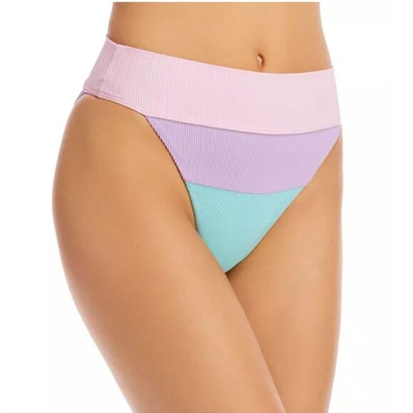 Beach Riot Alexis Colorblock Bikini Bottom - Picture 1 of 3